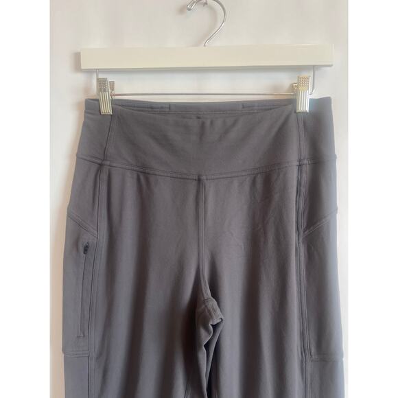 Lululemon Women Run On Jogger Pants Dark Carbon Gray Size 6 - Picture 2 of 13